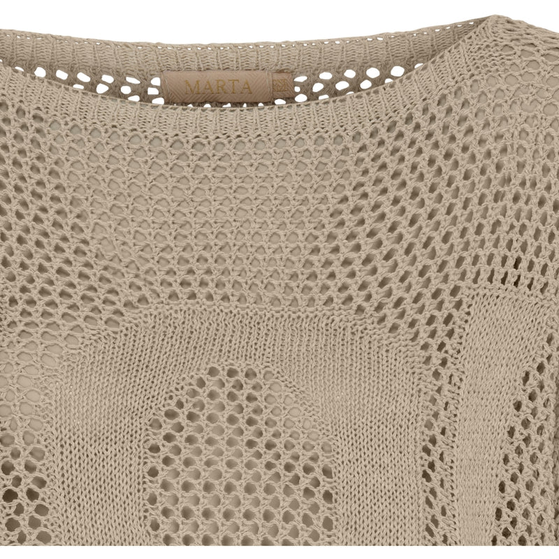 MARTA DU CHATEAU Marta Du Chateau dam stickad MdcOriana Knit Beige166