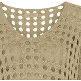 MARTA DU CHATEAU Marta Du Chateau dam stickad MdcOtilia Knit Gold