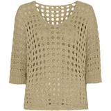 MARTA DU CHATEAU Marta Du Chateau dam stickad MdcOtilia Knit Gold