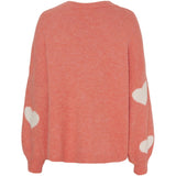 MARTA DU CHATEAU Marta Du Chateau dam stickad MdcPenny Knit Salmon