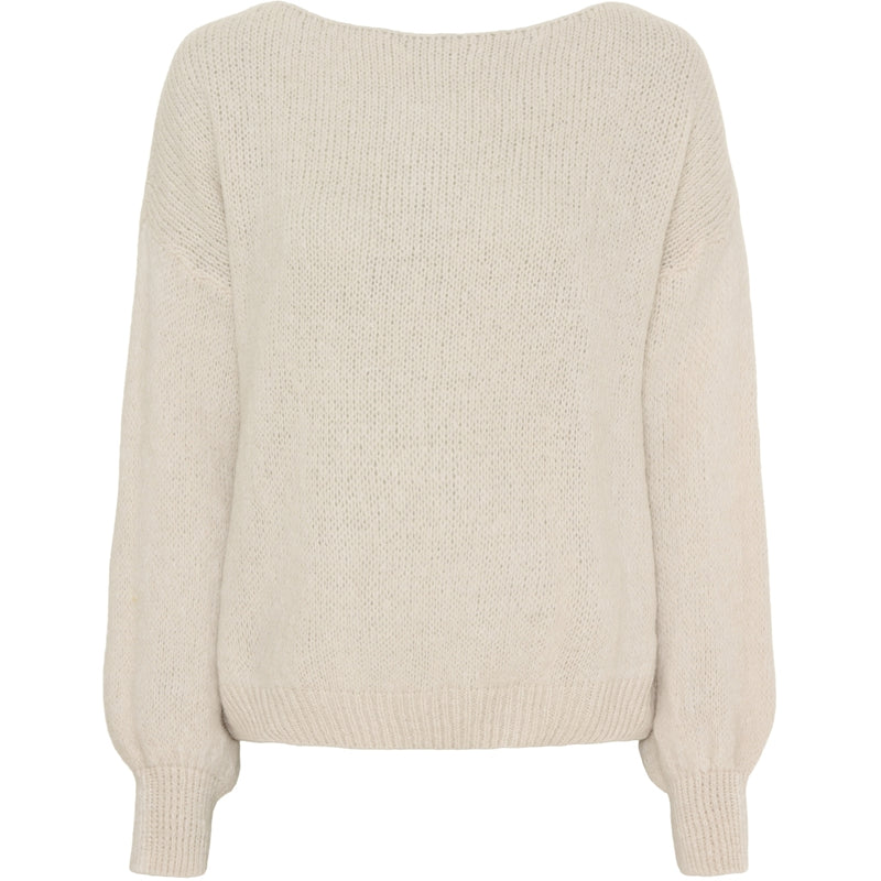 MARTA DU CHATEAU Marta Du Chateau dam stickad MdcRosa Knit Beige3229