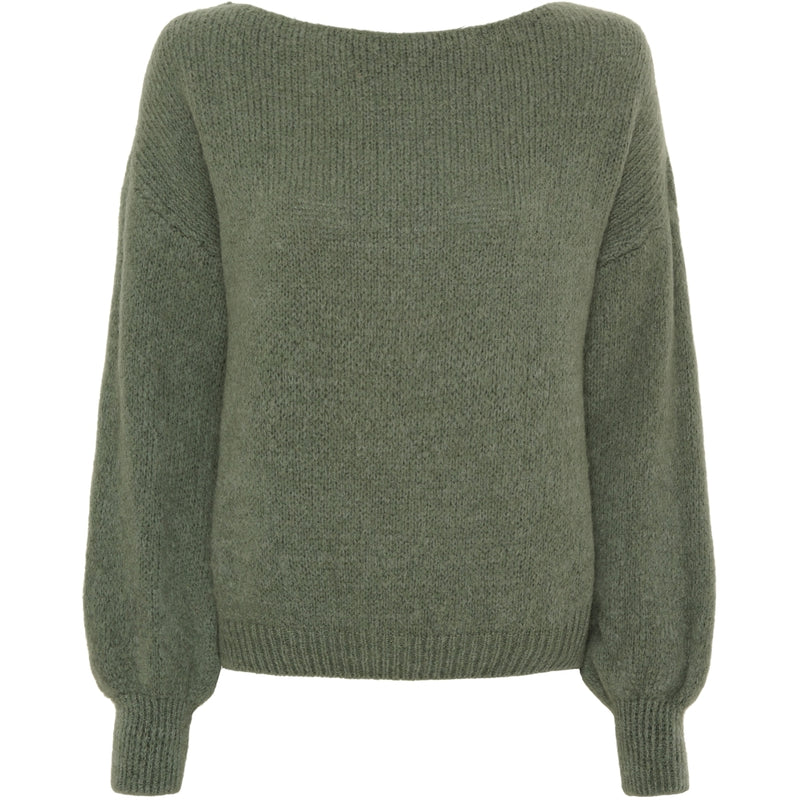 MARTA DU CHATEAU Marta Du Chateau dam stickad MdcRosa Knit Military1112