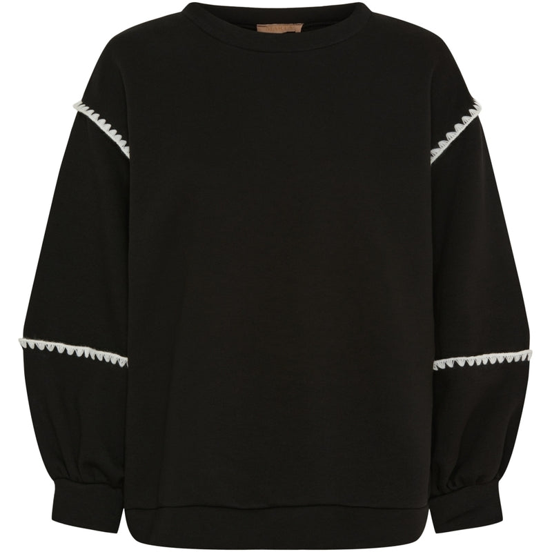 MARTA DU CHATEAU Marta Du Chateau dam sweatshirt MdcKelly Sweatshirt Black