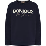 MARTA DU CHATEAU Marta Du Chateau dam sweatshirt MdcMargin Sweatshirt Navy