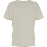 MARTA DU CHATEAU Marta Du Chateau dam t-shirt MdcInge T-shirt Beige/Beige Hummingbird