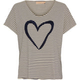 MARTA DU CHATEAU Marta Du Chateau dam t-shirt MdcMacey T-shirt Navy