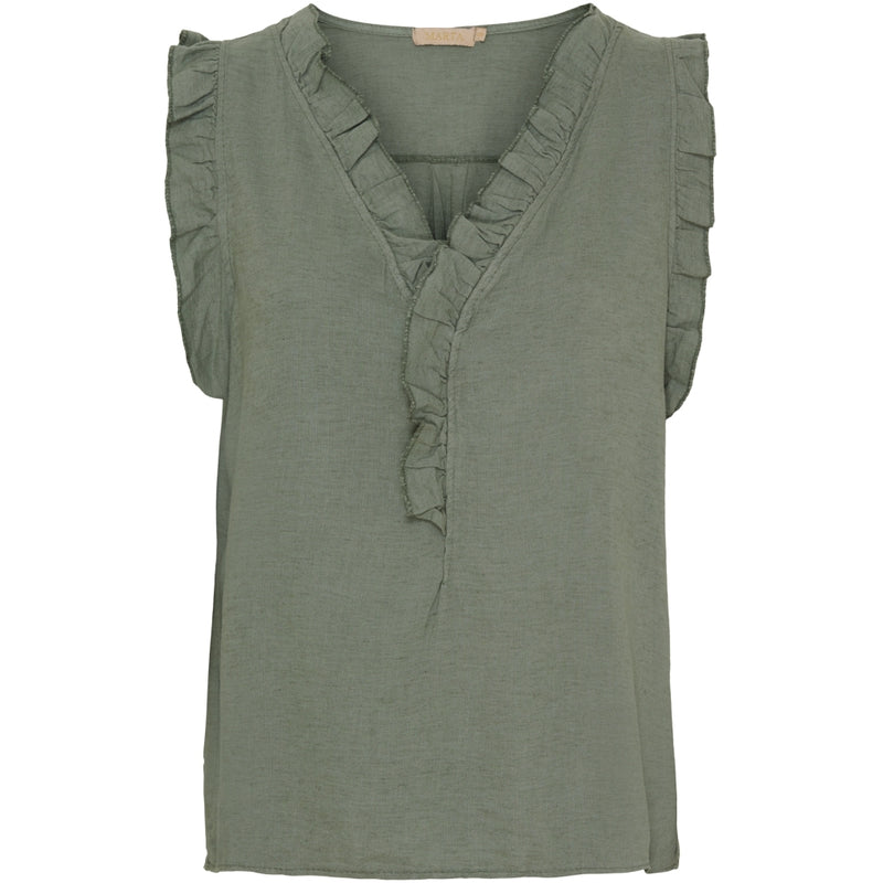 MARTA DU CHATEAU Marta Du Chateau dam top MdcElke Top Military