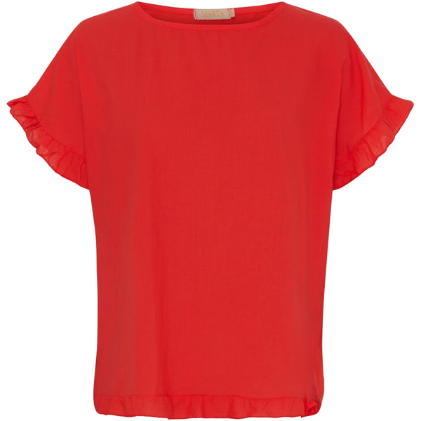 MARTA DU CHATEAU Marta Du Chateau dam top MdcKasimira Top Rosso