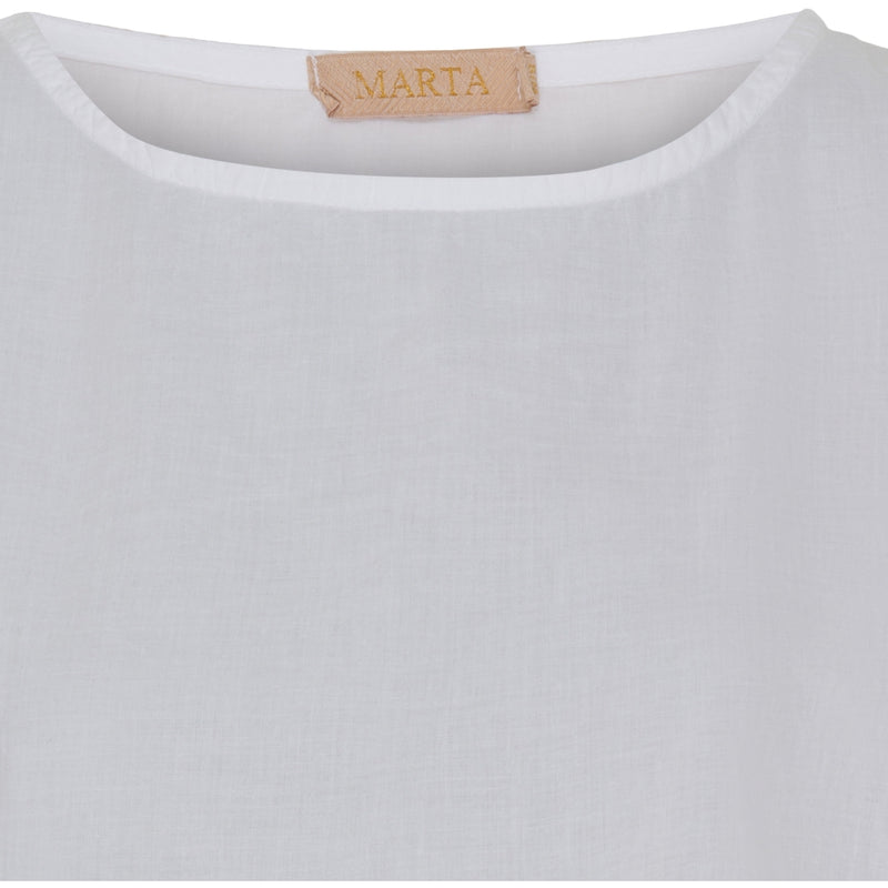 MARTA DU CHATEAU Marta Du Chateau dam top MdcKasimira Top White