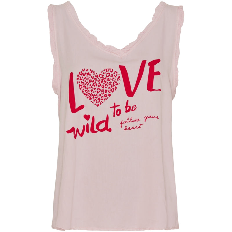 MARTA DU CHATEAU Marta Du Chateau dam top MdcMartina Top Rosa 206/Red print