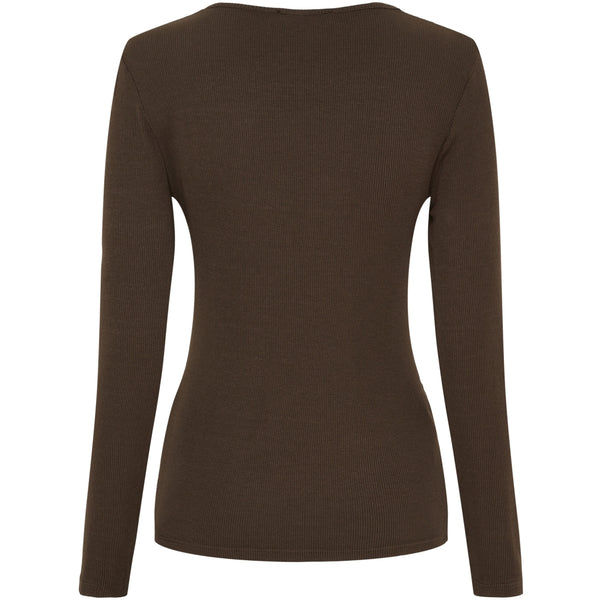MARTA DU CHATEAU Marta Du Chateau långärmad t-shirt MdcIngrid 4906 LS Tee Solid Moro