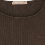 MARTA DU CHATEAU Marta Du Chateau långärmad t-shirt MdcIngrid 4906 LS Tee Solid Moro
