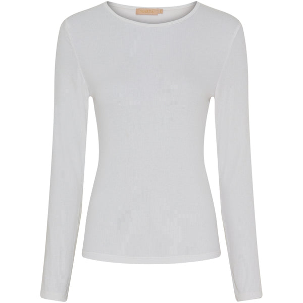 MARTA DU CHATEAU Marta Du Chateau långärmad t-shirt MdcIngrid 4906 LS Tee WhiteSS