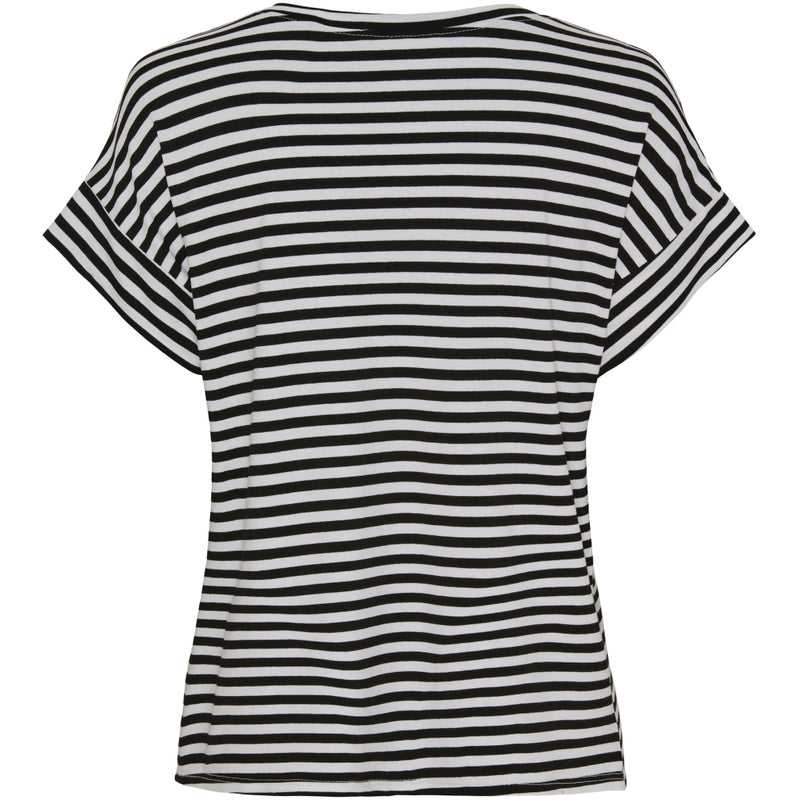 MARTA DU CHATEAU Marta du chateau dam t-shirt 85356 T-shirt White/Black Stripe