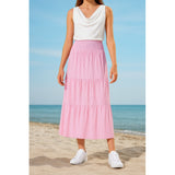 MARTA DU CHATEAU Marta Du Chateau teen kjol MDCJOSEFINA 5849 teen Skirt 1487PrintFuxiaStripe