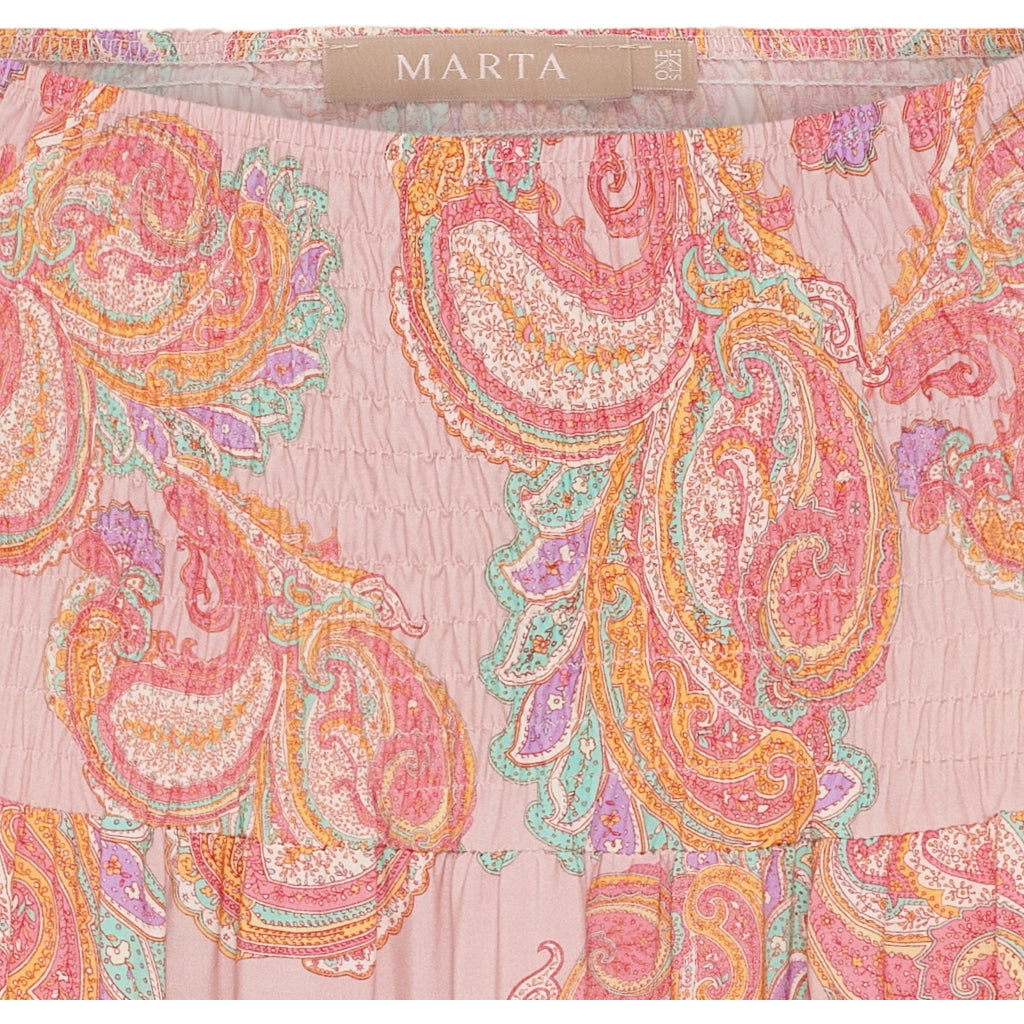 Marta Du Chateau teen kjol MDCJOSEFINA 5849 teen - Teen Verde Print main image 0