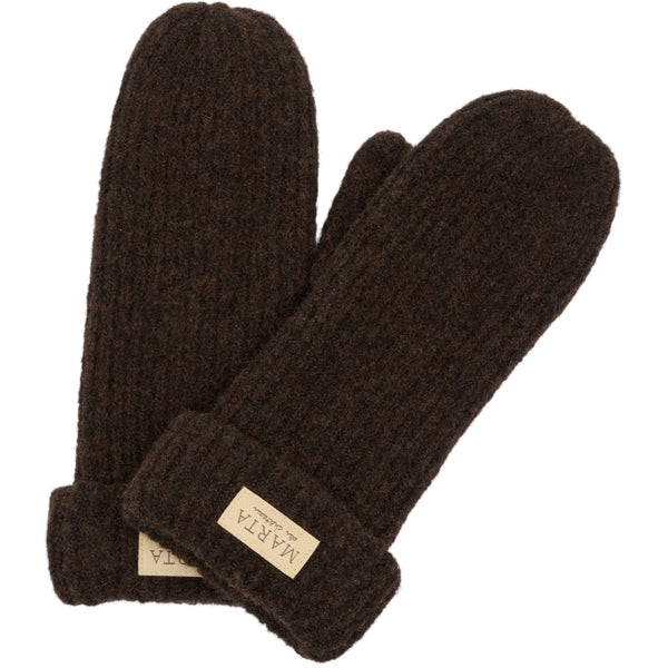 MARTA DU CHATEAU Marta du Chateau dame handsker Mitten 26208 Gloves Brown