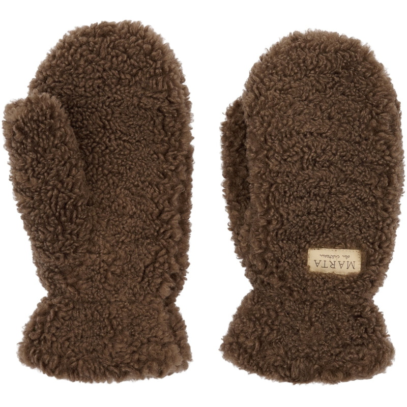 MARTA DU CHATEAU Marta Teddy dam vantar 48744 Gloves Dk Brown