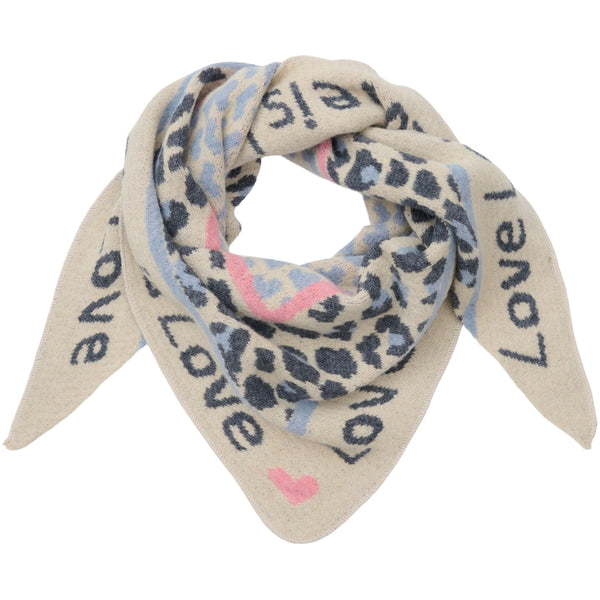 MARTA DU CHATEAU Marta du Chateau Dam Scarf MdcClio 0746 Scarf Lightblue/Pink