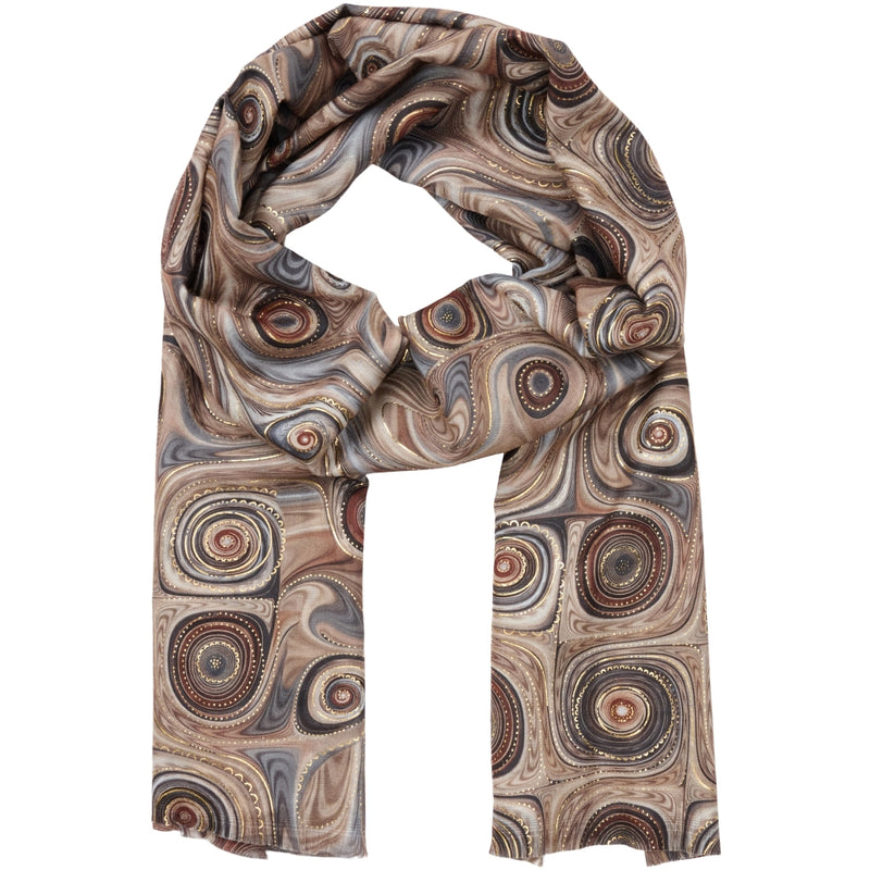 MARTA DU CHATEAU Marta du Chateau Dam Scarf MdcDelphina BA-1536 Scarf Khaki