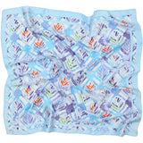 MARTA DU CHATEAU Marta du Chateau Dam Scarf MdcEliane FA-Scarf Scarf Blue60122