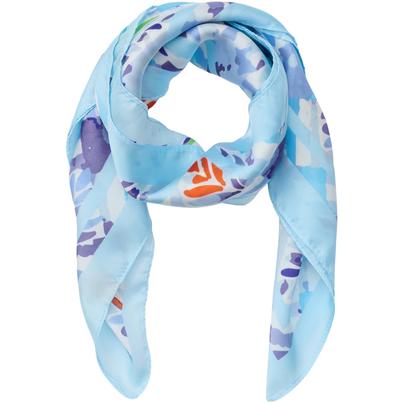 MARTA DU CHATEAU Marta du Chateau Dam Scarf MdcEliane FA-Scarf Scarf Blue60122