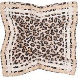 MARTA DU CHATEAU Marta du Chateau Dam Scarf MdcEliane FA-Scarf Scarf Beige Leo