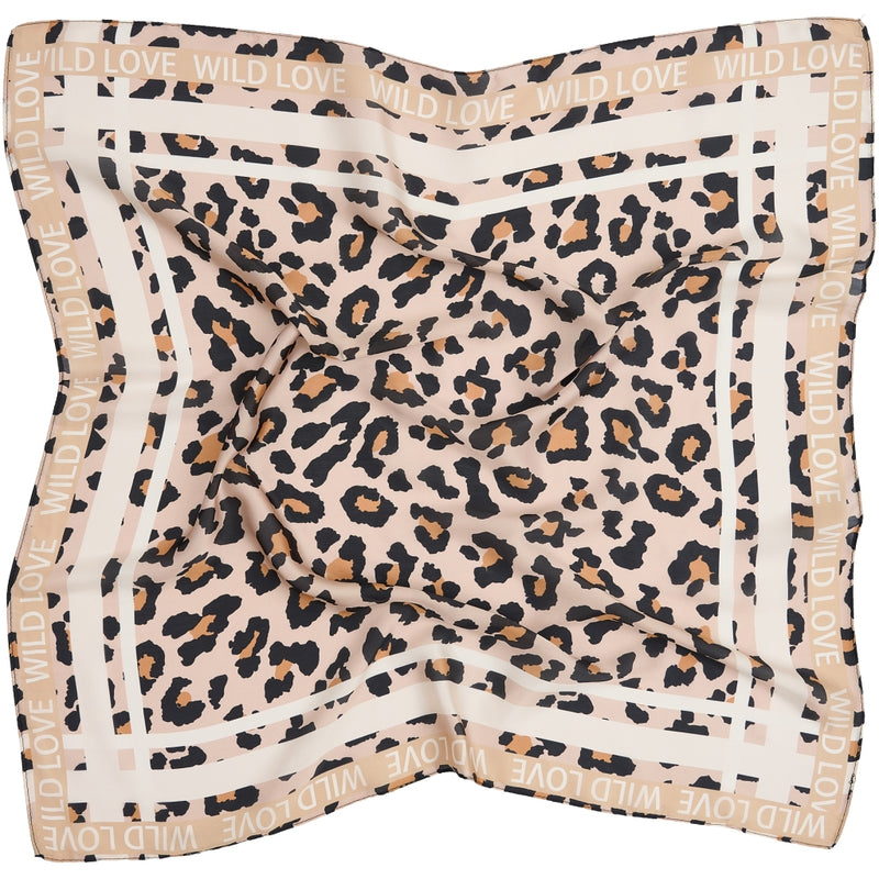 MARTA DU CHATEAU Marta du Chateau Dam Scarf MdcEliane FA-Scarf Scarf Beige Leo