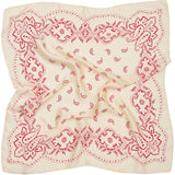 MARTA DU CHATEAU Marta du Chateau Dam Scarf MdcEliane FA-Scarf Scarf White/Red1511