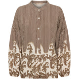 MARTA DU CHATEAU Marta du Chateau Dam Skjorta MdcSequoia 8597 Shirt Marrone4602tpe