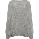 MARTA DU CHATEAU Marta du Chateau Dam Stickad MdcLumina 9730/B Knit Grigio