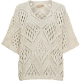 MARTA DU CHATEAU Marta du Chateau Dam Stickad MdcNieve 65033 Knit Beige