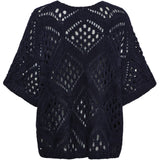 MARTA DU CHATEAU Marta du Chateau Dam Stickad MdcNieve 65033 Knit Blue9537