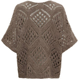 MARTA DU CHATEAU Marta du Chateau Dam Stickad MdcNieve 65033 Knit Fango