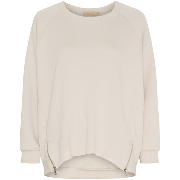 MARTA DU CHATEAU Marta du Chateau Dam Sweatshirt MdcCerise 258026 Sweatshirt Beige09