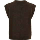 MARTA DU CHATEAU Marta du Chateau Dam Väst MdcCelestia 9980 Knit Vest Brown