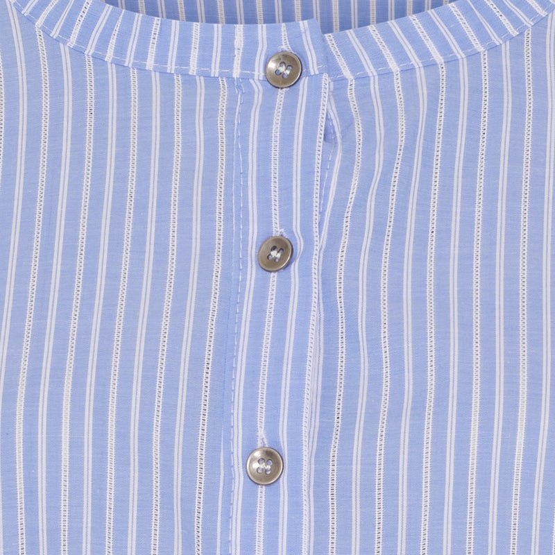 MARTA DU CHATEAU Marta du Chateau Dam blus MdcAbelia 6789 Shirt Celeste