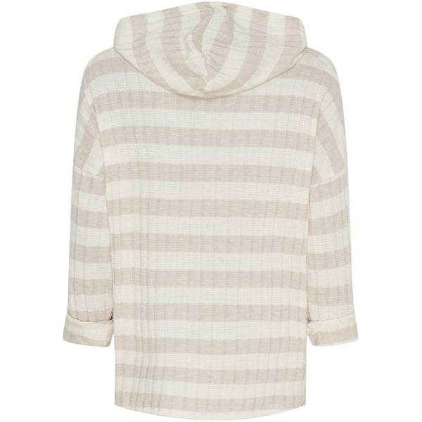 MARTA DU CHATEAU Marta du Chateau Dam blus med huva MedYsaline 21146 Blouse Beige