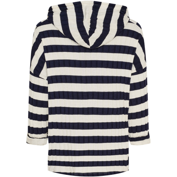 MARTA DU CHATEAU Marta du Chateau Dam blus med huva MedYsaline 21146 Blouse Navy