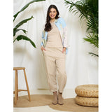 MARTA DU CHATEAU Marta du Chateau Dam långärmad T-Shirt MdcJosiane 49066 LS Tee Beige/greggio