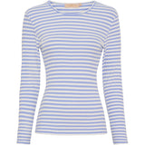 MARTA DU CHATEAU Marta du Chateau Dam långärmad T-Shirt MdcJosiane 49066 LS Tee Celeste/greggio