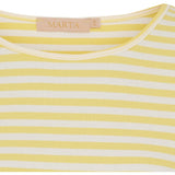 MARTA DU CHATEAU Marta du Chateau Dam långärmad T-Shirt MdcJosiane 49066 LS Tee Giallo/Greggio