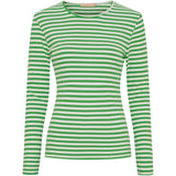 MARTA DU CHATEAU Marta du Chateau Dam långärmad T-Shirt MdcJosiane 49066 LS Tee Menta/greggio
