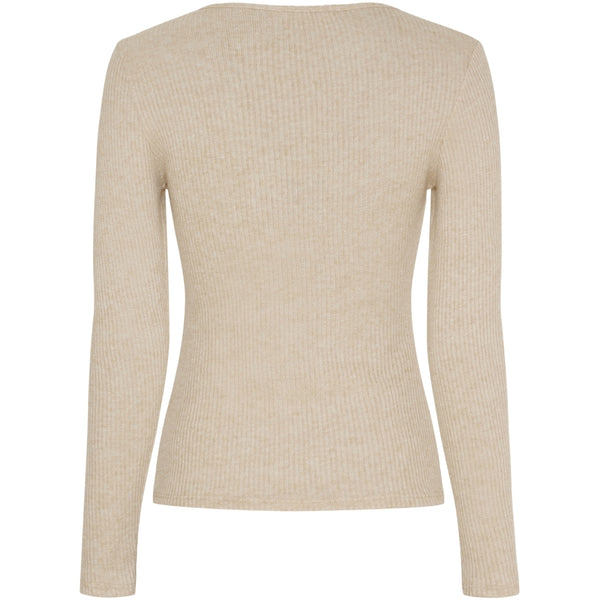MARTA DU CHATEAU Marta du Chateau Dame Langærmet T-Shirt MdcCelia 38915 LS Tee beige4