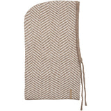 MARTA DU CHATEAU Marta du Chateau dam Balaclava MdcAliza T1209 Scarf Fango/Offwhite