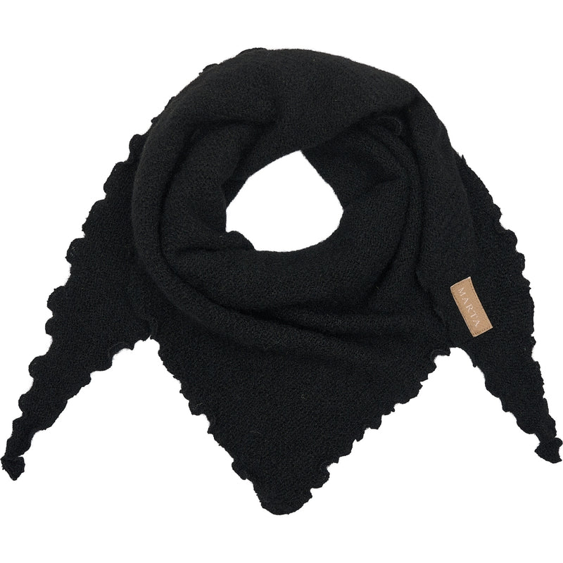 MARTA DU CHATEAU Marta du Chateau dam Scarf MdcAgnete 172-1100 Scarf Black