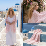 MARTA DU CHATEAU Marta du Chateau dam Scarf MdcBarbera FA37240 Scarf Pink