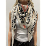 MARTA DU CHATEAU Marta du Chateau dam Scarf MdcClio BA-0746 Scarf Beige2