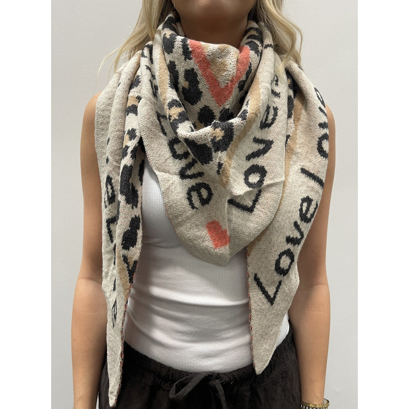 MARTA DU CHATEAU Marta du Chateau dam Scarf MdcClio BA-0746 Scarf Beige2
