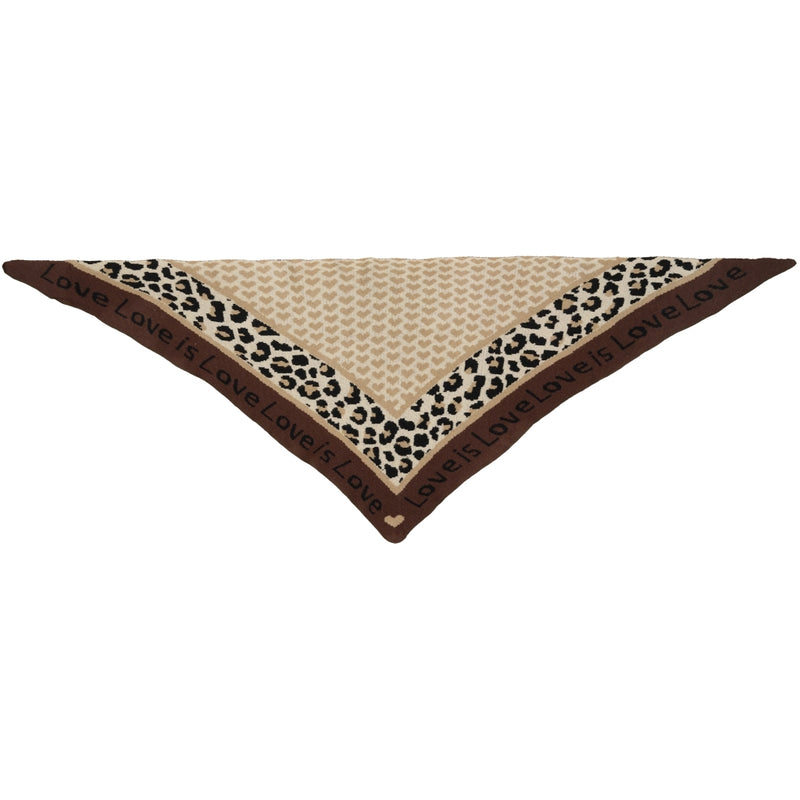 MARTA DU CHATEAU Marta du Chateau dam Scarf MdcClio BA-0746 Scarf Coffee